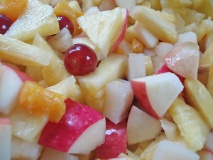 jeu d'écriture salade de fruits